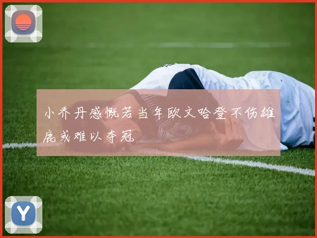 小乔丹感慨若当年欧文哈登不伤雄鹿或难以夺冠